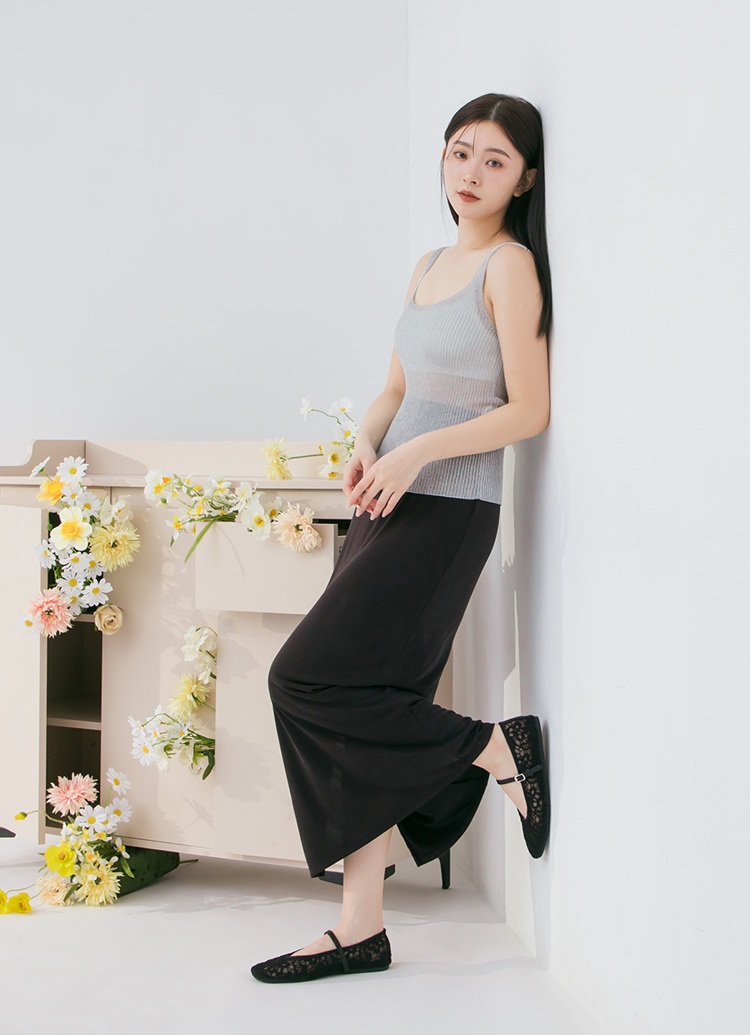 Grace Gift 平價女鞋 古典浪漫蕾絲 繡花瑪莉珍芭蕾舞鞋 黑色 平底瑪莉珍鞋 實拍圖