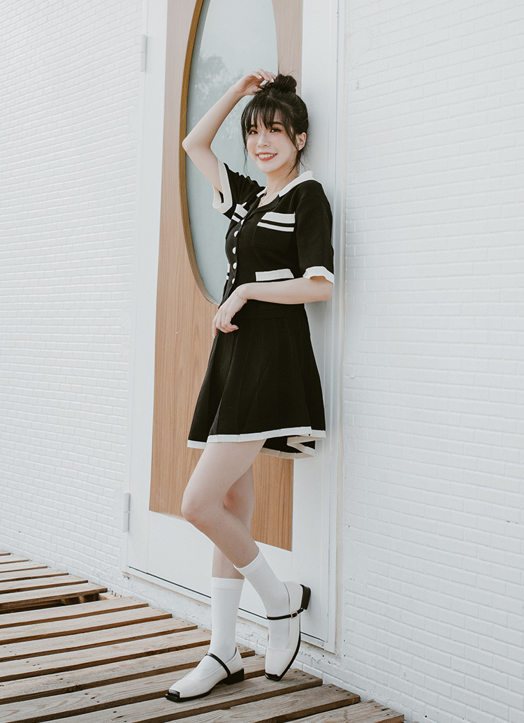 GraceGift Alice聯名 優雅芭蕾 低跟 瑪莉珍鞋 米白