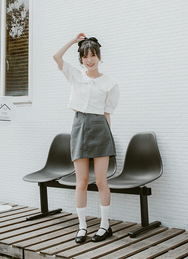 GraceGift Alice聯名 優雅芭蕾 低跟 瑪莉珍鞋 黑