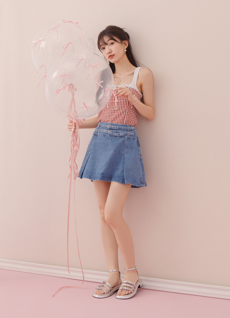 GraceGift平價女鞋 俏皮蝴蝶結 細帶繞踝 中跟涼鞋 銀