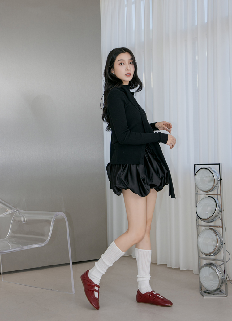 Grace Gift 平價女鞋 輕盈革命 魔鬼氈雙帶瑪莉珍運動鞋 紅色 內增運動鞋 實拍圖