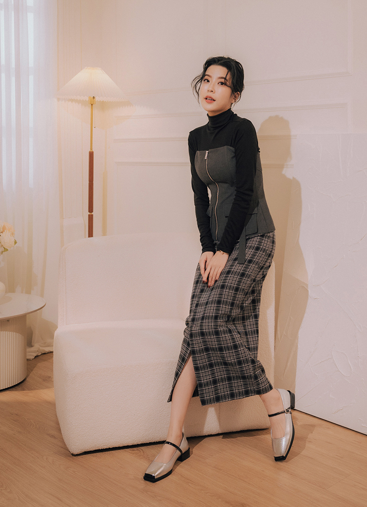 GraceGift Alice聯名 優雅芭蕾 低跟 瑪莉珍鞋 銀