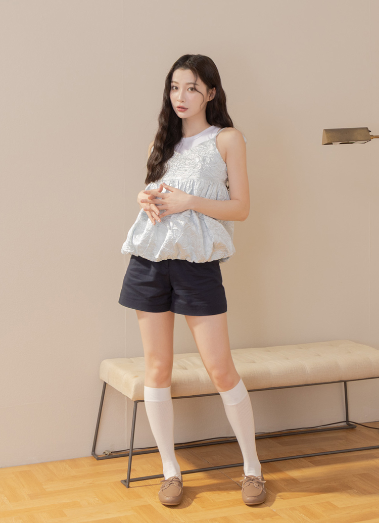 GraceGift平價女鞋 精品簡約 柔感休閒平底 莫卡辛鞋 淺咖