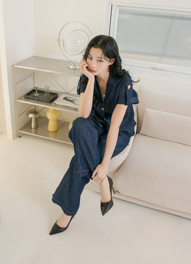 GraceGift平價女鞋 經典優雅 尖頭 軟底 素面高跟鞋 黑